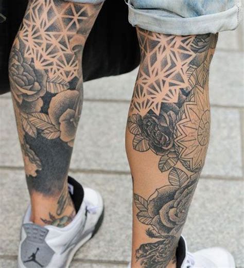 half leg sleeve tattoo|half leg sleeve tattoo men.